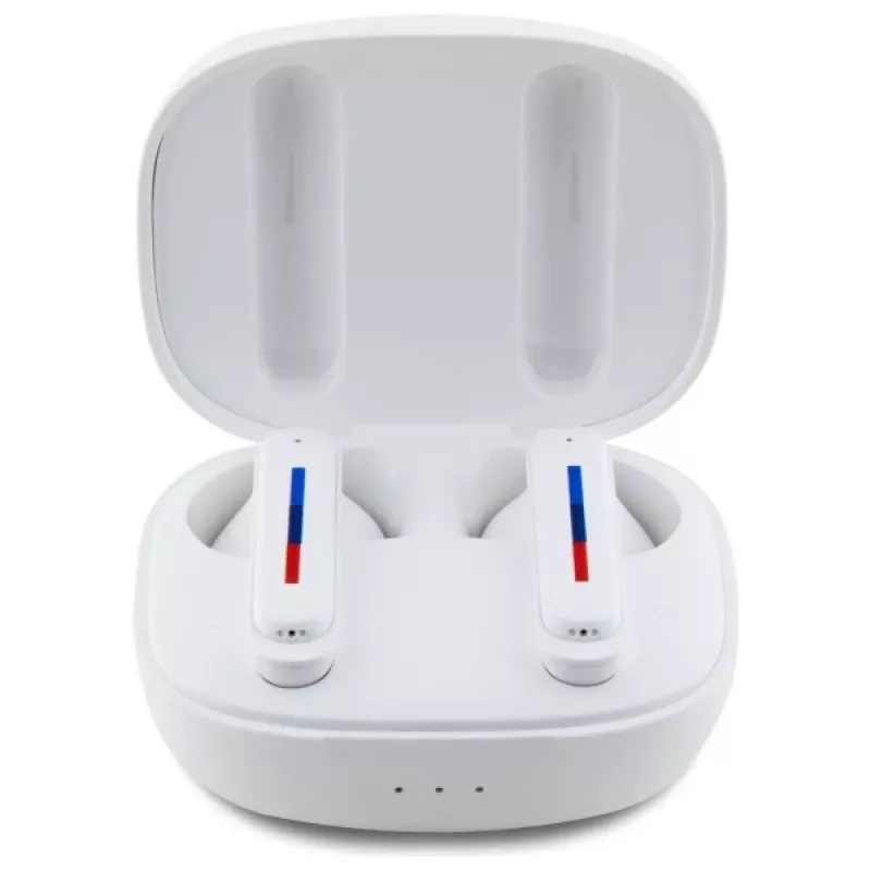 BMW BMBEMIATP20LOH True Wireless Stereo (TWS) Bluetooth 5.1 in-ear slúchadlá s nabíjacím puzdrom - biele