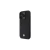 BMW Signature kožené puzdro s priehradkou na karty pre Apple iPhone 16 Pro Max 6,9 inch čierne