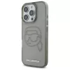 Karl Lagerfeld IML Rhinestones Karl Head puzdro pre iPhone 16 Pro Max (čierna)