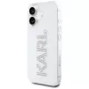KARL LAGERFELD IML Rhinestones Logo zadný kryt pre Apple iPhone 16 - transparentná
