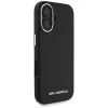 Karl Lagerfeld Saffiano FullWrapped Elongated Metal Logo MagSafe puzdro pre iPhone 16 čierna