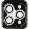 2-in-1 Guess BP Rhinestone sada ochrany displeja a šošovky fotoaparátu pre iPhone 16 Pro Max zlatá