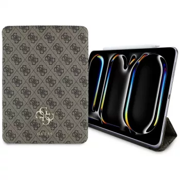 Guess GUFC11PM24PS4SGW iPad Pro 11 M4 2024 / M5 2025 hnedé magnetické 4G Big Logo folio puzdro