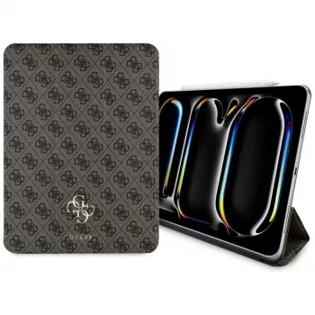 Guess GUFC13PM24PS4SGW iPad Pro 13 M4 2024 / M5 2025 hnedé magnetické 4G Big Logo folio puzdro