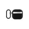BMW BMA4SSLBK AirPods 4 kryt čierny pravá koža strieborné logo