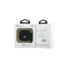 BMW BMA4SSLBK AirPods 4 kryt čierny pravá koža strieborné logo