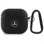 Mercedes-Benz MEA4CSLBK AirPods 4 puzdro čierna koža kovové logo