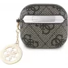 Guess 4G Strass Charm ochranný kryt pre Apple AirPods 4, hnedý