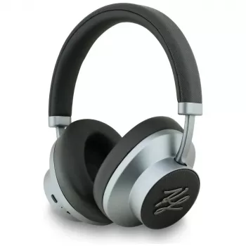 KARL LAGERFELD Grained Initials Bluetooth ANC náhlavné slúchadlá čierne