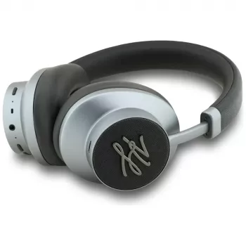 KARL LAGERFELD Grained Initials Bluetooth ANC náhlavné slúchadlá čierne
