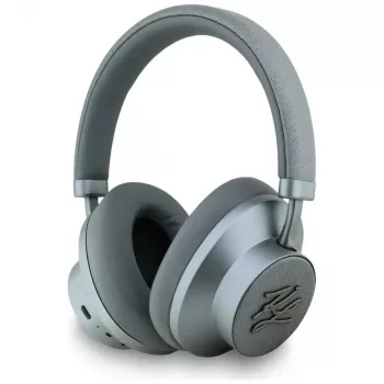 Karl Lagerfeld Grained Initials Bluetooth ANC náhlavné slúchadlá sivé