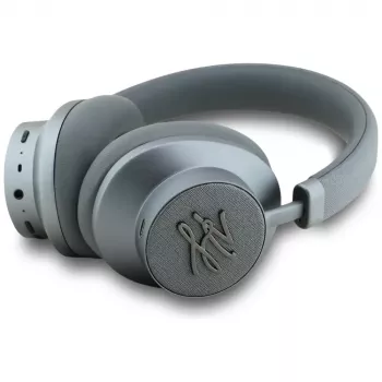 Karl Lagerfeld Grained Initials Bluetooth ANC náhlavné slúchadlá sivé