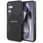 AMG dvojvrstvový kryt Rhombs MagSafe pre Samsung Galaxy S25 čierno-červený
