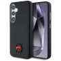 DKNY kožený kryt Heart of NY pre Samsung Galaxy S25 čierny