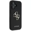Guess Grained Big 4G Logo Small Classic Logo kryt pre iPhone 16 (čierny)