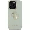 Guess Grained Big 4G Logo Small Classic Logo zadný kryt pre Apple iPhone 16 Pro Max - zelený