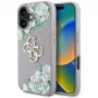 Guess Grained Roses Big 4G Logo puzdro pre Apple iPhone 16 - fialová