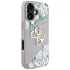 Guess Grained Roses Big 4G Logo puzdro pre Apple iPhone 16 - fialová