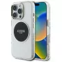 Guess IML Metal Colored Circle Classic Logo MagSafe puzdro pre iPhone 16 Pro Max (čierna)