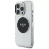 Guess IML Metal Colored Circle Classic Logo MagSafe puzdro pre iPhone 16 Pro Max (čierna)