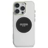 Guess IML Metal Colored Circle Classic Logo MagSafe puzdro pre iPhone 16 Pro Max (čierna)