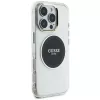 Guess IML Metal Colored Circle Classic Logo MagSafe puzdro pre iPhone 16 Pro Max (čierna)