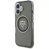 Guess IML Metal Mountain Logo MagSafe puzdro pre iPhone 16 (čierna)
