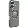 Guess IML Metal Mountain Logo MagSafe puzdro pre iPhone 16 (čierna)