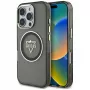 Guess IML Metal Mountain Logo MagSafe puzdro pre iPhone 16 Pro Max (čierna)