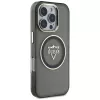 Guess IML Metal Mountain Logo MagSafe puzdro pre iPhone 16 Pro Max (čierna)