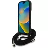 Guess 4G Big Logo Cord Strap Crossbody puzdro pre iPhone 16 hnedá