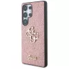 Guess Fixed Glitter Big 4G Metal Logo puzdro pre Samsung Galaxy S25 Ultra (ružová)