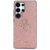 Guess Fixed Glitter Big 4G Metal Logo puzdro pre Samsung Galaxy S25 Ultra (ružová)