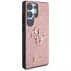 Guess Fixed Glitter Big 4G Metal Logo puzdro pre Samsung Galaxy S25 Ultra (ružová)