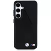 BMW kožené puzdro Oversized Stripes MagSafe pre Samsung Galaxy S25 čierna