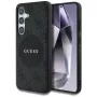 Guess 4G Round Patch Classic Logo MagSafe puzdro pre Samsung Galaxy S25+ (čierna)