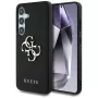 Guess Grained Big 4G Logo Small Classic Logo zadný kryt pre Samsung Galaxy S25, čierna