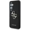 Guess Grained Big 4G Logo Small Classic Logo zadný kryt pre Samsung Galaxy S25, čierna