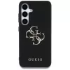 Guess Grained Big 4G Logo Small Classic Logo zadný kryt pre Samsung Galaxy S25, čierna