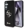 Guess puzdro Fixed Glitter Big 4G Metal Logo pre Samsung Galaxy S25 (čierna)