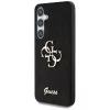 Guess puzdro Fixed Glitter Big 4G Metal Logo pre Samsung Galaxy S25 (čierna)