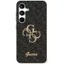 Guess puzdro Fixed Glitter Big 4G Metal Logo pre Samsung Galaxy S25+ (čierna)