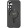 Guess puzdro Rhinestones Printed Classic Logo MagSafe pre Samsung Galaxy S25 (čierna)