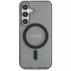 Guess puzdro Rhinestones Printed Classic Logo MagSafe pre Samsung Galaxy S25 (čierna)
