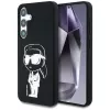Karl Lagerfeld silikónové puzdro Silicone Graffiti Ikonik Printed Logo MagSafe pre Samsung Galaxy S25 čierna