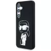 Karl Lagerfeld silikónové puzdro Silicone Graffiti Ikonik Printed Logo MagSafe pre Samsung Galaxy S25 čierna