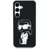 Karl Lagerfeld silikónové puzdro Silicone Graffiti Ikonik Printed Logo MagSafe pre Samsung Galaxy S25 čierna