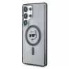 Karl Lagerfeld puzdro Button Choupette Head Printed Logo MagSafe pre Samsung Galaxy S25 Ultra, čierna