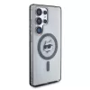 Karl Lagerfeld puzdro Button Choupette Head Printed Logo MagSafe pre Samsung Galaxy S25 Ultra, čierna
