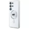 KARL LAGERFELD puzdro Button Karl Head Printed Logo MagSafe pre Samsung Galaxy S25 Ultra biela
